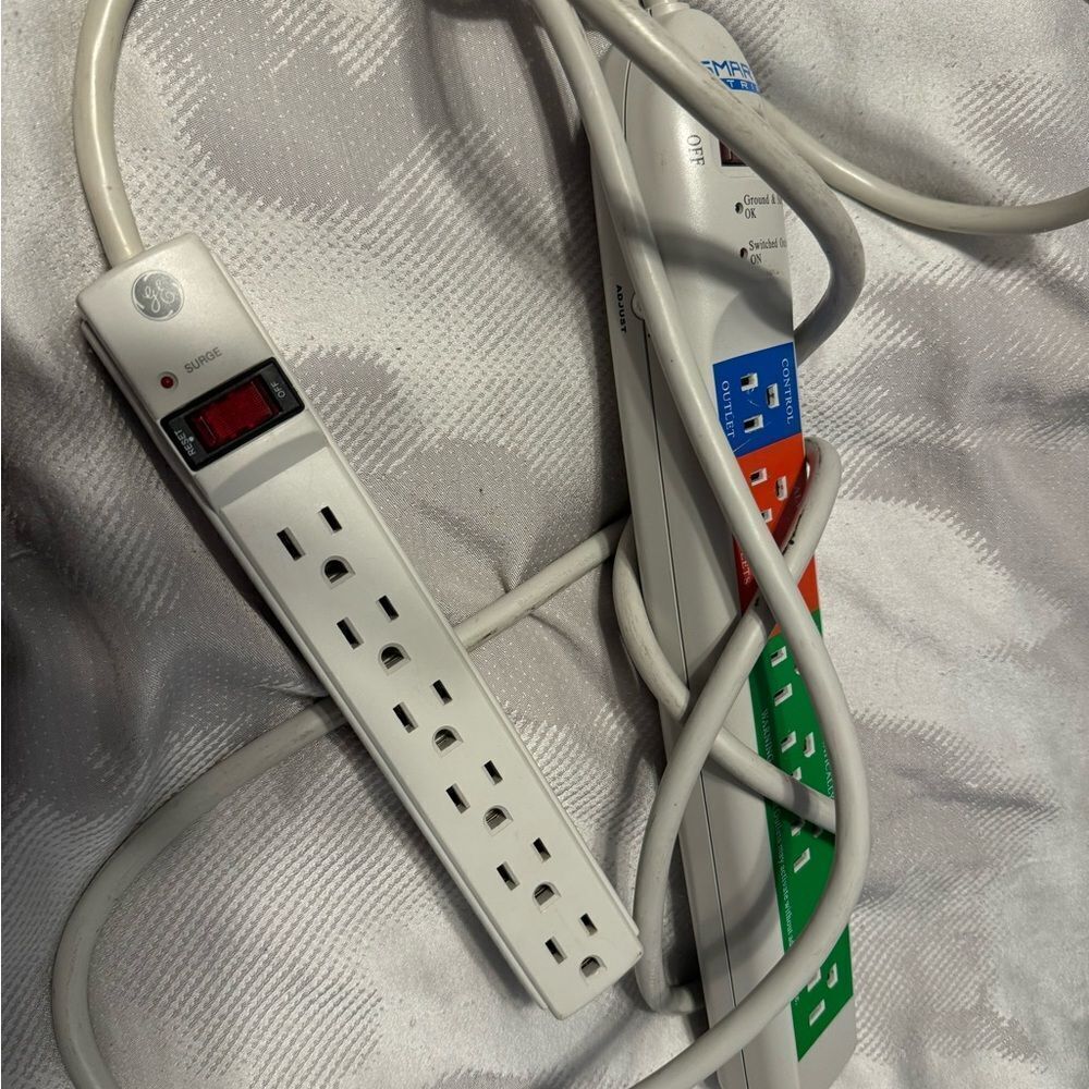 Set of Two Power cord‎ SMART Surge protector. Energy Saving. Must have for home. - Picture 9 of 11